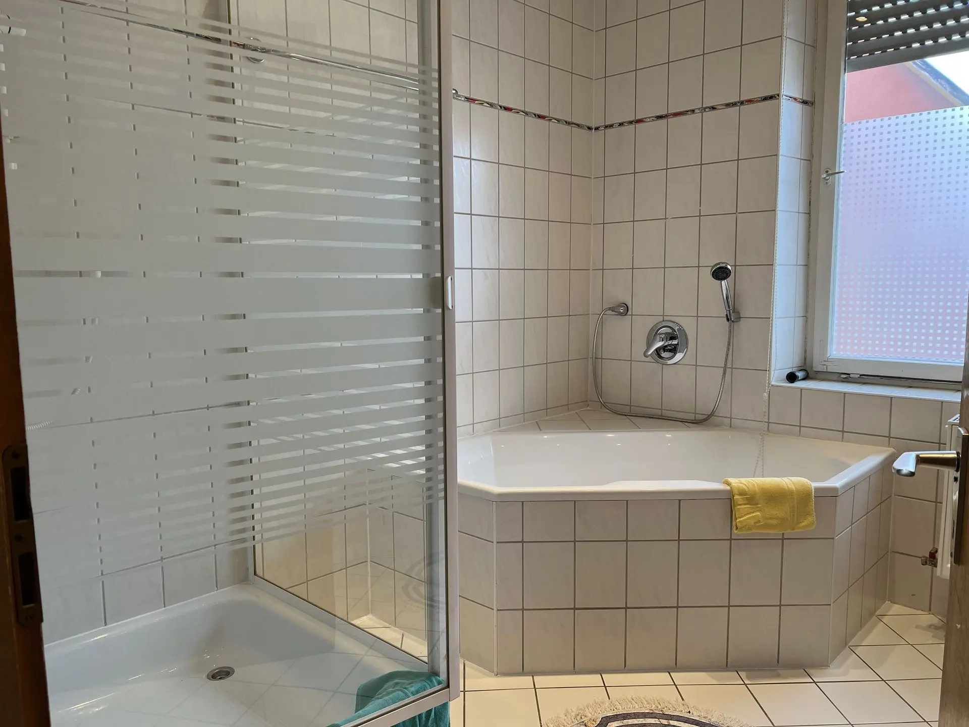 Badezimmer Ferienappartements Hotel Schlosshof